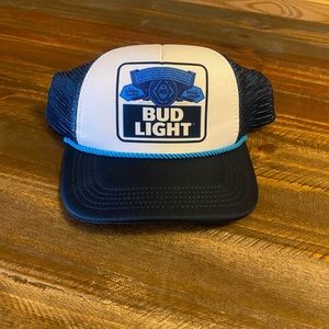 Vintage Bud Light baseball cap hat , in pre-owned gently used condition .